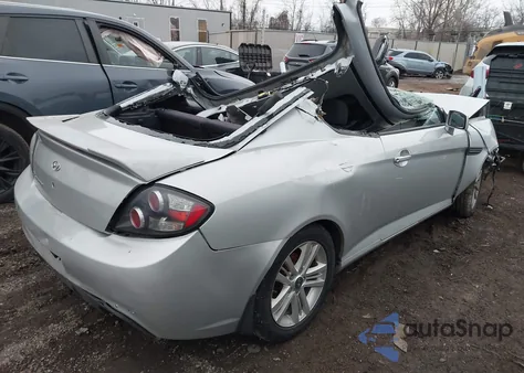 2008 Hyundai Tiburon Gs z USA, uszkodzony, nr VIN KMHHM66D58U294578